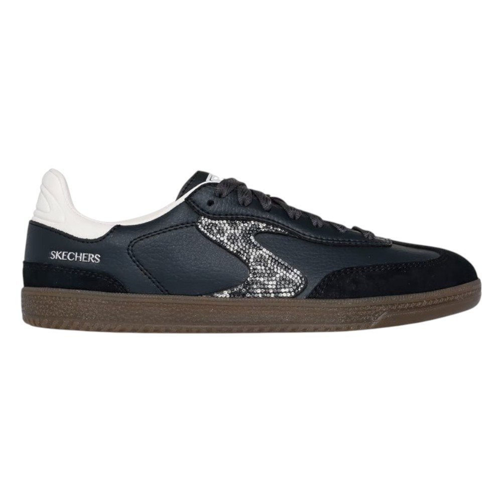 Imagen ZAPATILLAS SKECHERS HOTSHOT SHIMMERING SPOTS NEGRO BLANCAS 185239-BKW CASUAL MUJER