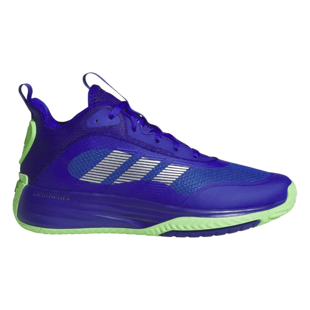 Imagen ZAPATILLAS ADIDAS OWNTHEGAME 3.0 AZUL GRIS SILVER VERDE JR6670 BALONCESTO HOMBRE