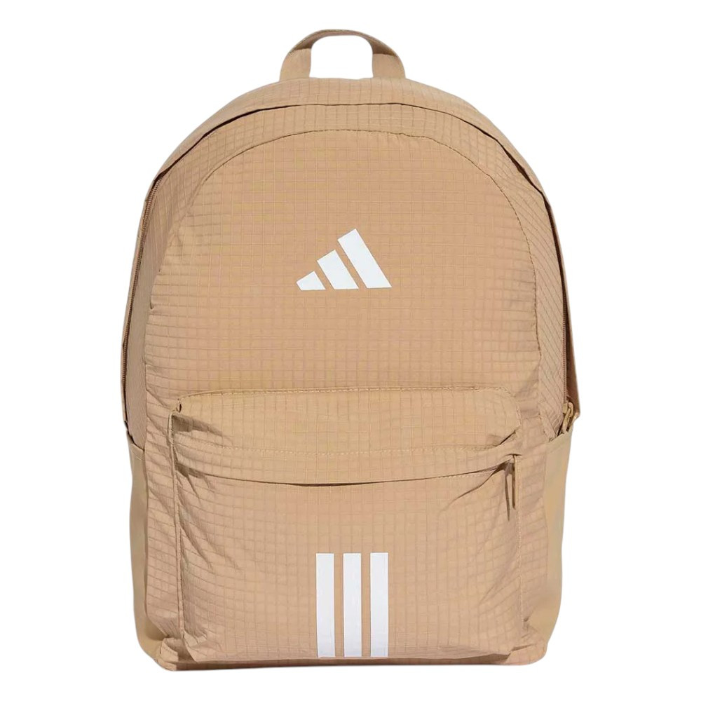 Imagen MOCHILA ADIDAS ESSENTIAL BARS3RS 23 LITROS MARRON ARACAL BLANCAS JX6499 BACKPACK