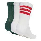 miniatura Imagen CALCETINES ADIDAS LOGO PACK 3 UNDS BLANCO BLANCO VERDE JW3643 SOCKS HOMBRE MUJER