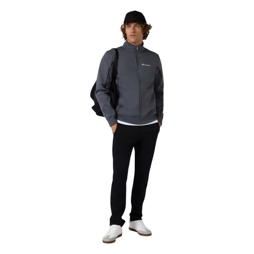 Imagen CHANDAL CHAMPION SWEATSUIT GRIS NEGRO 221787-KK022 TRACKSUIT HOMBRE