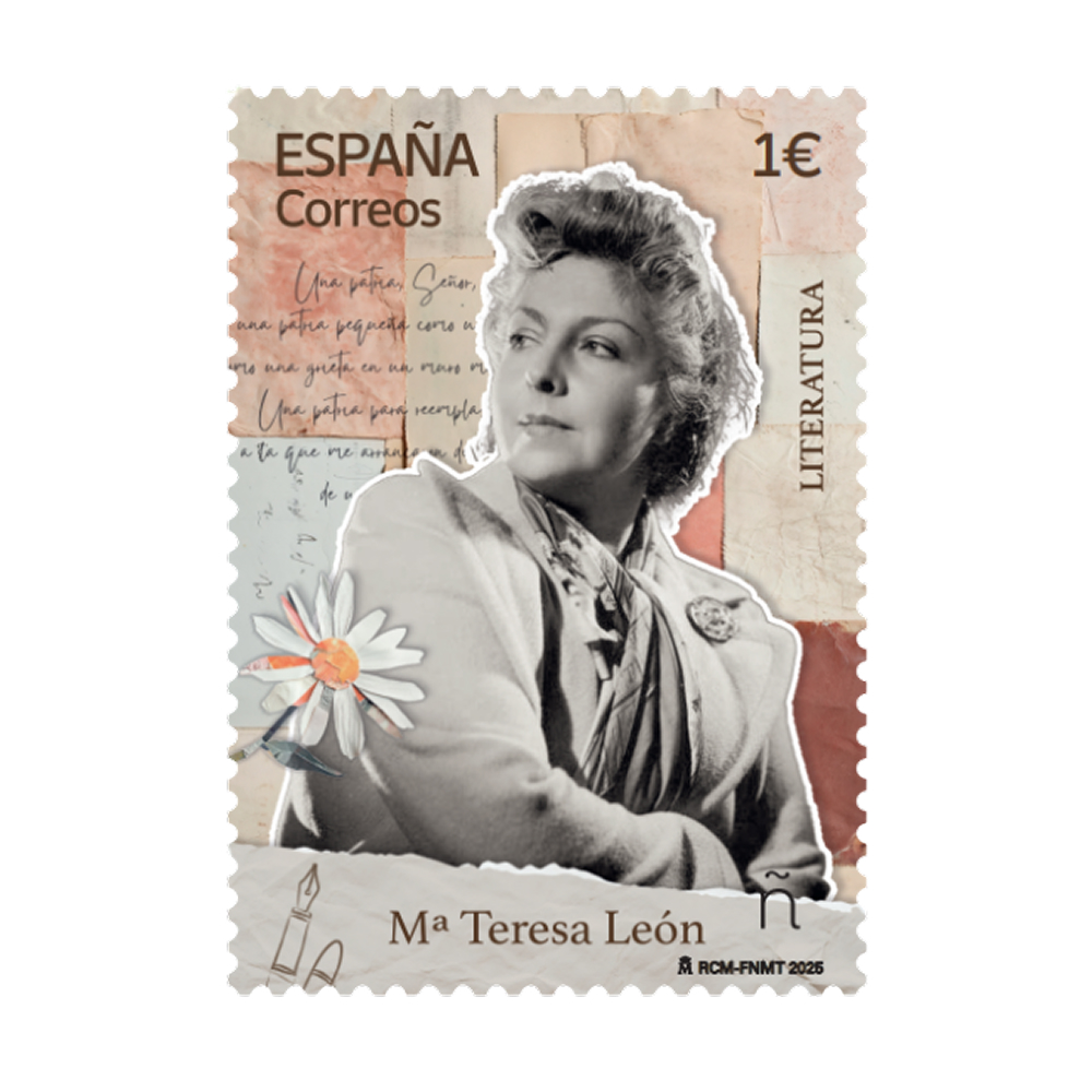 Sello Mª Teresa León