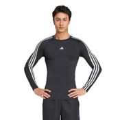 miniatura Imagen CAMISETA ADIDAS TECHFIT COMPRESSION TRAINING 3 RALLAS NEGRO IN5586 MANGA LARGA HOMBRE