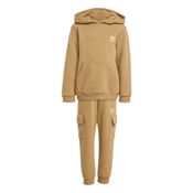 miniatura Imagen CHANDAL ADIDAS HOODIE CARGO MARRON JY4878 CONJUNTO NIÑO NIA 