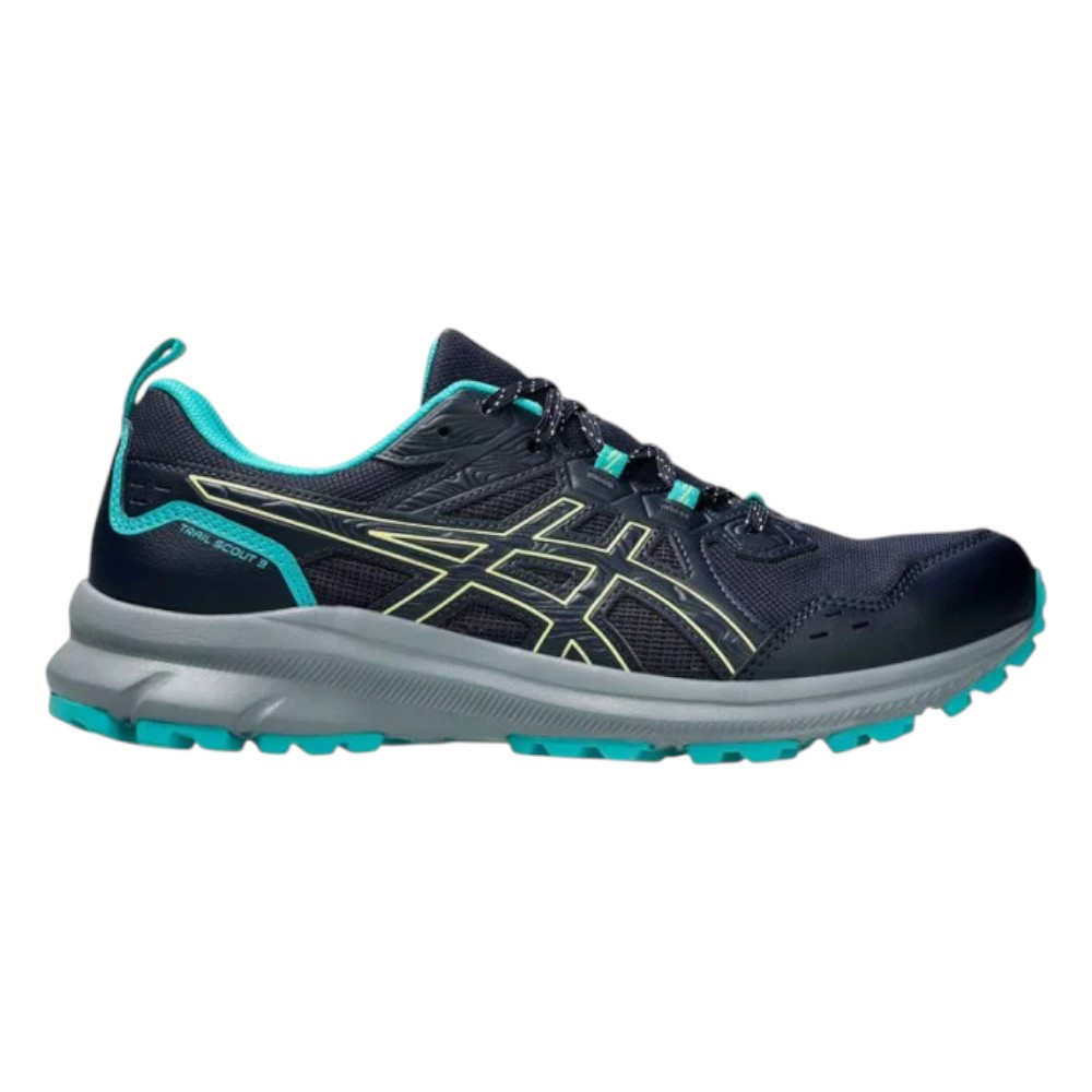 Imagen ZAPATILLAS ASICS TRAIL SCOUT 3 AZUL MIDNIGHT AMARILLO WHEAT 1011B700-404 TRAIL RUNNING HOMBRE