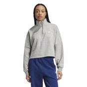 miniatura Imagen SUDADERA ADIDAS ESSENTIALS HALF ZIP FI GRIS IY4979 HOODIE MUJER