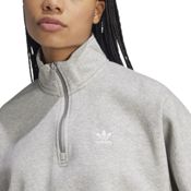 miniatura Imagen SUDADERA ADIDAS ESSENTIALS HALF ZIP FI GRIS IY4979 HOODIE MUJER