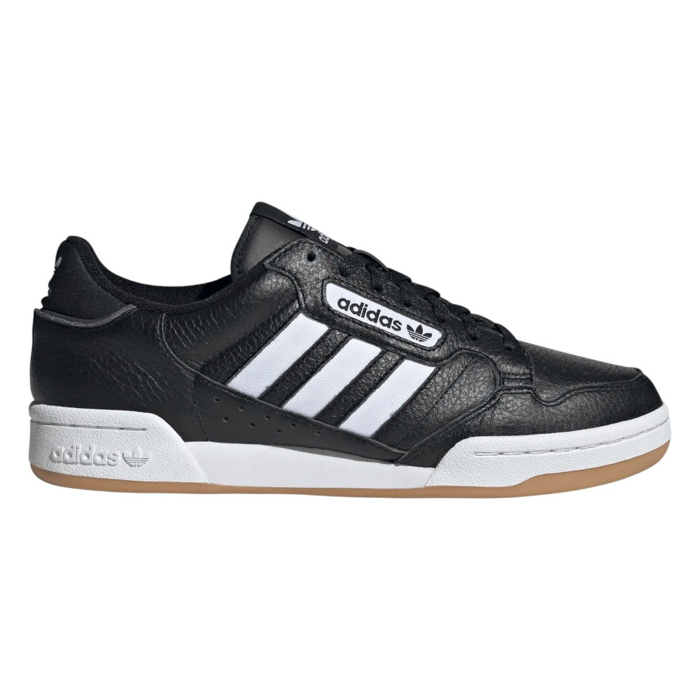 Imagen ZAPATILLAS ADIDAS CONTINENTAL 80 STRIPES NEGRO BLANCAS JQ9063 CASUAL SNEAKER HOMBRE