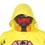 miniatura Máscara de Gas  – Accesorio para Disfraz de Terror o Militar