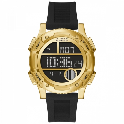 Guess Guess Zip Gw0272g2 Reloj De Pulsera Digital Para Hombre Color Negro