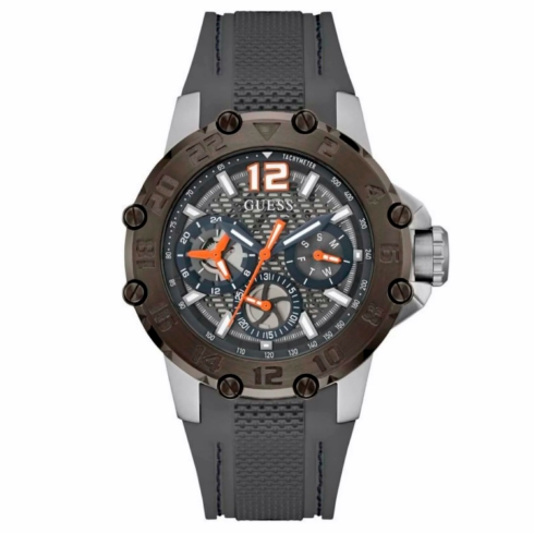 Guess Guess Contender Gw0640g1 Reloj De Pulsera Analógico Para Hombre Color Gris