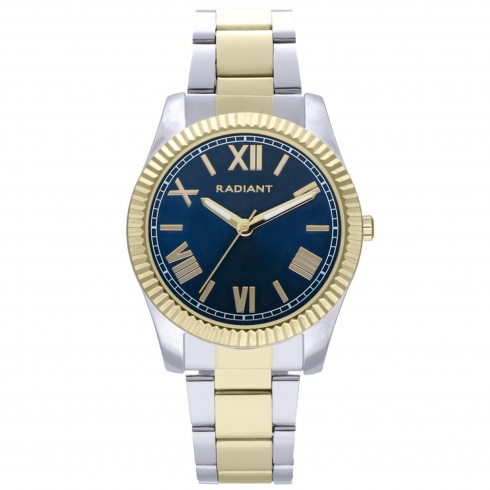 Radiant Radiant Sirene Ra582205 Reloj De Pulsera Analógico Para Mujer Color Azul