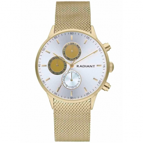 Radiant Radiant Makers Ra601703 Reloj De Pulsera Analógico Para Hombre Color Dorado
