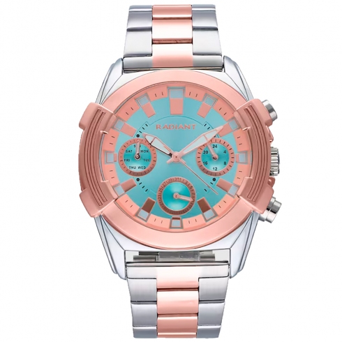 Radiant Radiant  Ra634704 Reloj De Pulsera Analógico Para Hombre Color Plateado