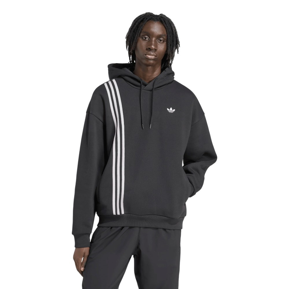 Imagen SUDADERA ADIDAS FRONT ST HD NEGRO JV9879 HOODIE HOMBRE