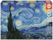 miniatura Puzzle La Noche Estrellada de Vincent Van Gogh - 1000 piezas de Educa Borras