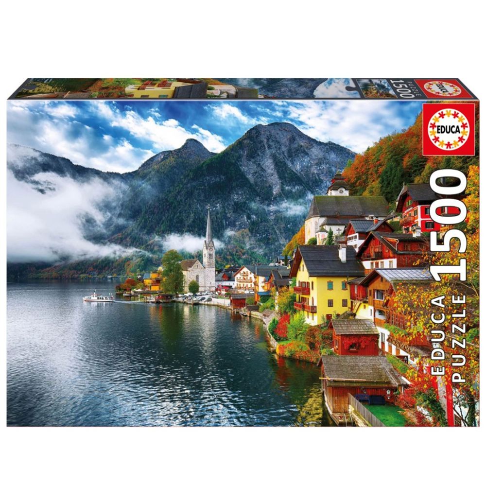 Puzzle 1500 Hallstadt Austria - 1500 piezas de Educa