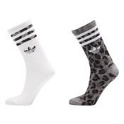 miniatura Imagen CALCETINES ADIDAS CLASICOS LEOPARD Y BLANCAS PACK-2 PARES JW8010 HOMBRE MUJER