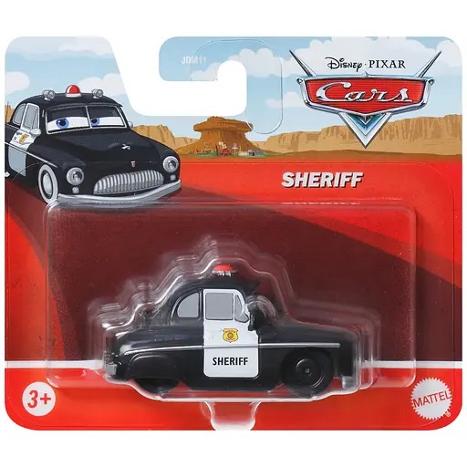 Sheriff Coche juguete Modelo 1:55 Cars Mattel Disney Pixar