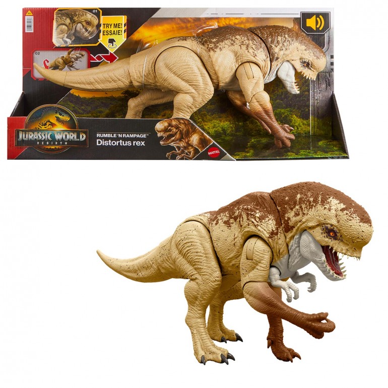 Jurassic World saga villano mutante de Mattel