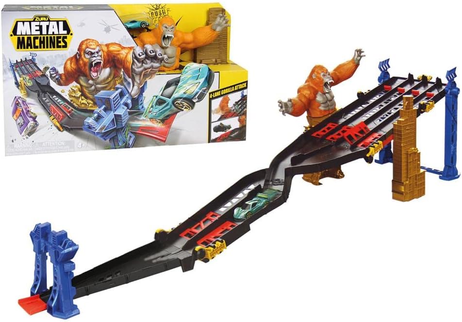 Pista Elimination Gorilla 4 Carriles Metal Machines