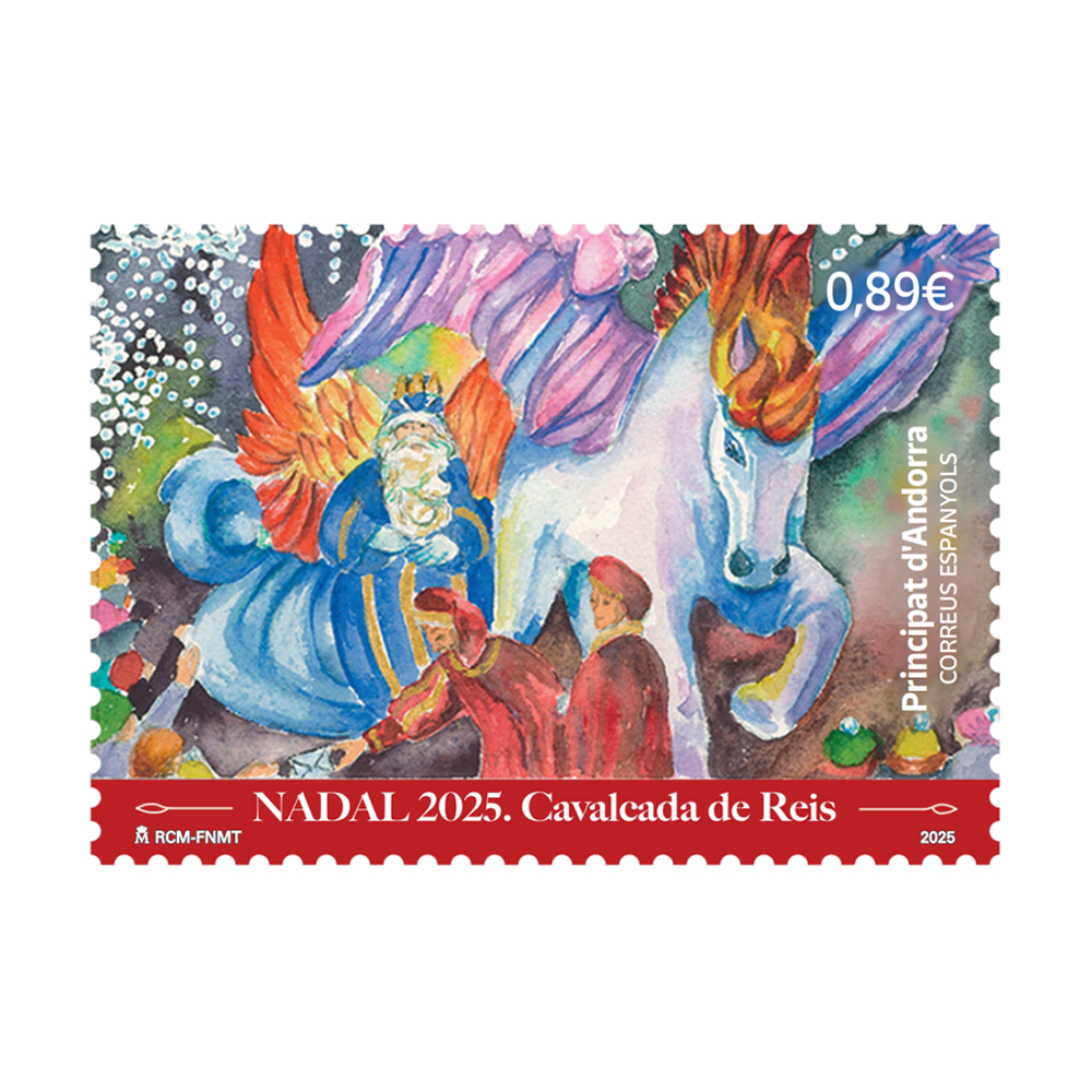 Sello Nadal 2025. Andorra