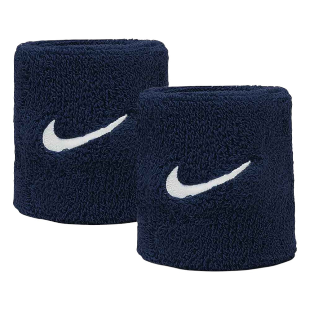Imagen MUÑEQUERAS NIKE SWOOSH CLASSIC PACK 2 UNDS AZUL MARINO N1012405463 WRITSBANDS