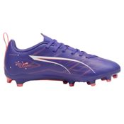 miniatura Imagen ZAPATILLAS PUMA ULTRA 5 PLAY FG/AG JR MORADO LAPIS LAZULI BLANCAS 107695-01 FUTBOL  NIÑO NIÑA