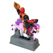 miniatura Figura Calendario Perpetuo 3D Marvel Deadpool sobre Unicornio 22x17x10cm 2