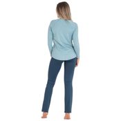 miniatura Imagen CAMISETA DITCHIL LONG SLEEVE DIVA CELESTE LS1035-409 MUJER MANGA LARGA