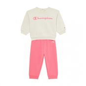 miniatura Imagen CHANDAL CHAMPION SWEATSUITS INFANTIL ROSA BEIGE 405235-WW056 CONJUNTO NIÑO NIÑA