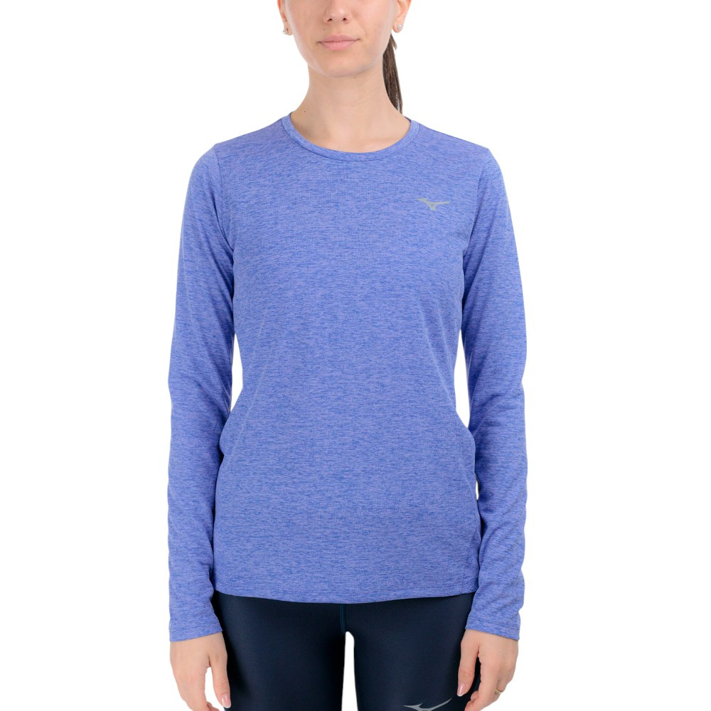 Imagen CAMISETA MIZUNO CORE IMPULSE LS MORADO IRIS BLOOM J2GAC722-22 RUNNING MUJER MANGA LARGA