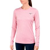 miniatura Imagen CAMISETA MIZUNO CORE IMPULSE LS ROSA BLEACHED MAUVE J2GAC722-61 RUNNING MUJER MANGA LARGA