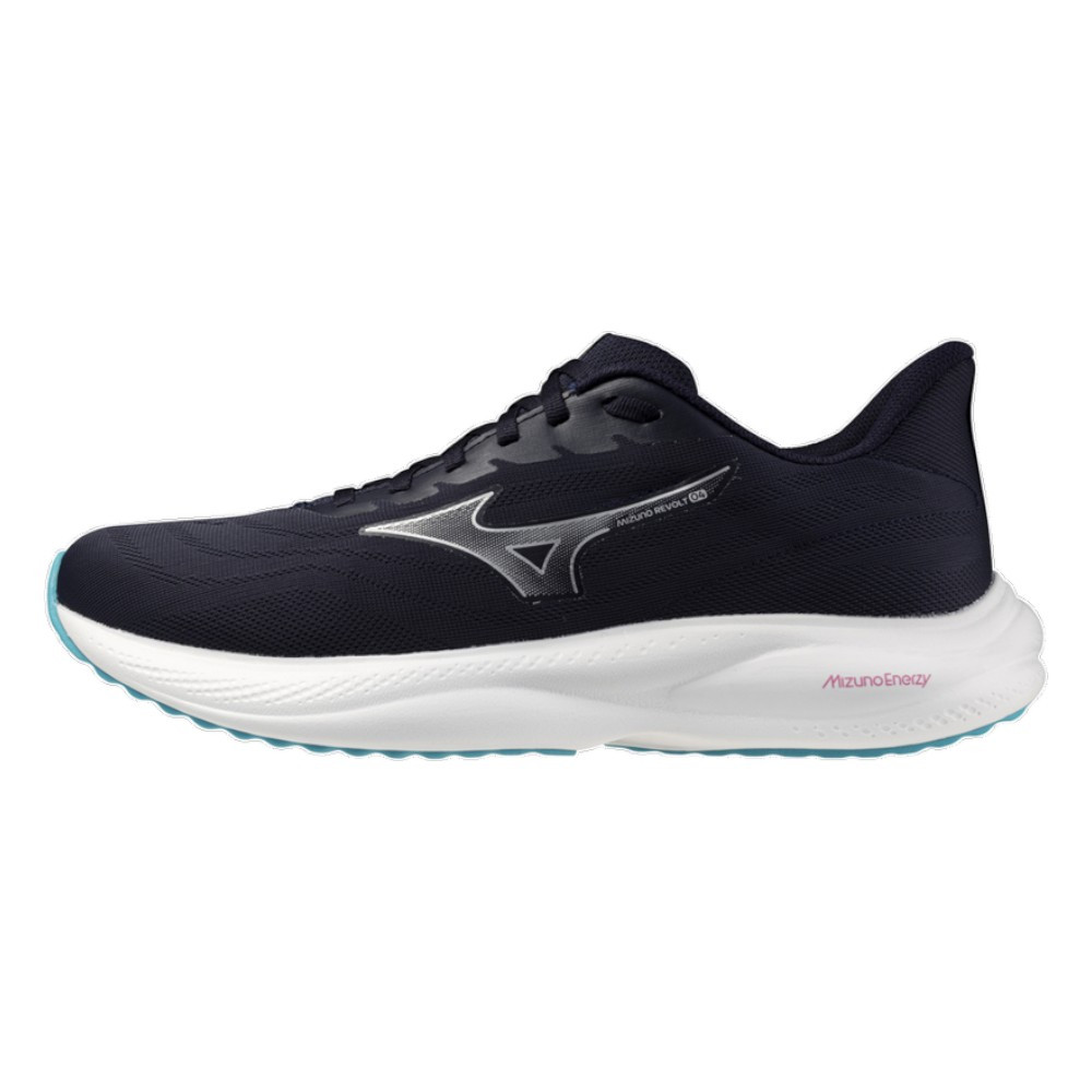 Imagen ZAPATILLAS MIZUNO REVOLT 4 AZUL MARINO GRIS SILVER J1GC2581-01 RUNNING HOMBRE