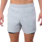 miniatura Imagen SHORT MIZUNO CORE 5,5 INCHES 2 EN 1 GRIS VAPOR SILVER J2GBC510-05 RUNNING HOMBRE