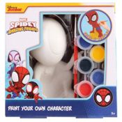 miniatura Figura de Yeso con Pincel y Pinturas de Marvel Spiderman 1