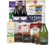 miniatura Lote 3: Cesta de Navidad Generosa con Sabores Ibéricos y Vinos Premium 1