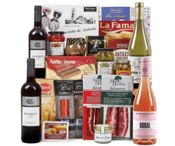 miniatura Lote 9: Cesta de Navidad Gourmet Completa con Embutidos Ibéricos y Vinos 1