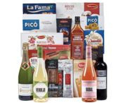 miniatura Lote 10: Cesta de Navidad con Whisky Escocés Vinos y Embutidos Ibéricos 1