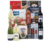 miniatura Lote 12: Cesta de Navidad Completa con Whisky Escocés Cava e Ibéricos Premium 1