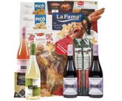 miniatura Lote 19: Cesta de Navidad con Paleta Reserva Cruce Duroc Tesoro de Benito e Ibéricos 1