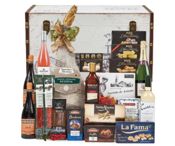 miniatura Lote 51: Cesta de Navidad en Baúl con Jamón Reserva Sánchez Alcaraz y Vinos D.O. 1