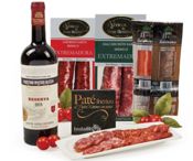 miniatura Lote 230: Cesta de Navidad Gourmet con Ibéricos Paté y Vino Reserva Premium 1
