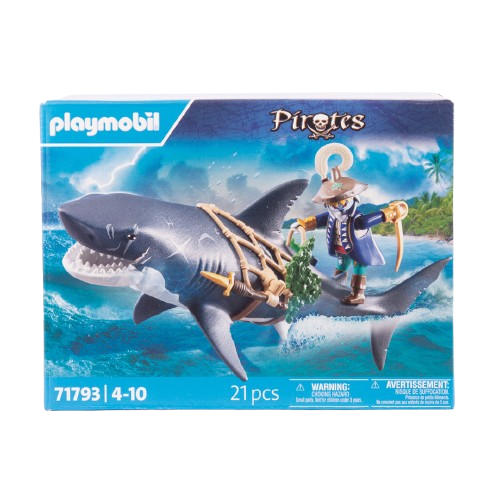 Tiburón Gigante con Pirata 1