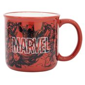 miniatura Taza Mug Cerámica Desayuno Marvel Pattern Avengers Los vengadores 400ml 1