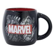 miniatura Taza Mug Cerámica Stor Globo Marvel Pattern Avengers Los vengadores 380ml 1
