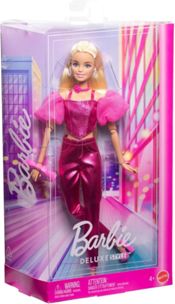 miniatura Barbie Deluxe Style con corsé rosa metalizado de Mattel 2