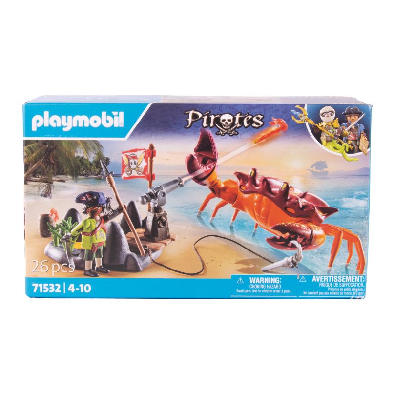 Batalla con el Cangrejo Gigante de Playmobil