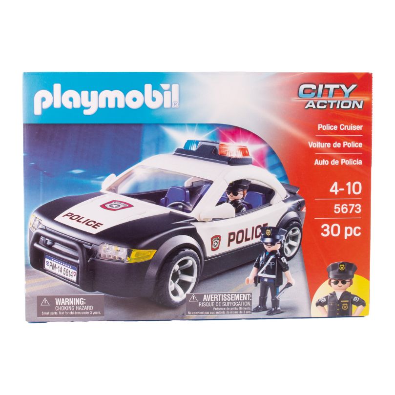 Coche Policía con Luz y Sonidos de Playmobil