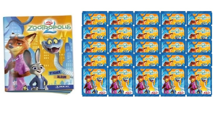 Zootrópolis 2 Disney Álbum y 25 sobres Panini